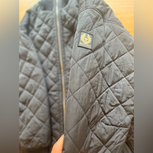 NWT Belstaff Boardwalk Winter Turtleneck Quilted Coat Size 40 | US 6 - Picture 9 of 14